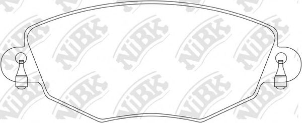 Тормозные колодки NiBK PN0159