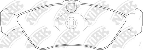 Тормозные колодки NiBK PN0169