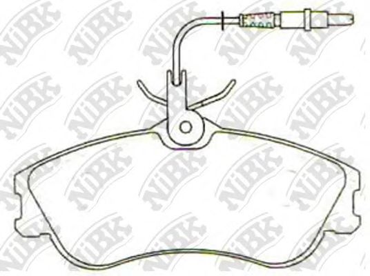 Тормозные колодки NiBK PN0173W