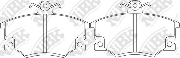 Тормозные колодки NiBK PN0235