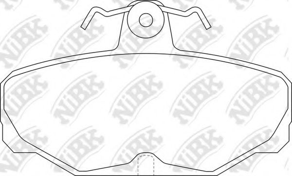 Тормозные колодки NiBK PN0244