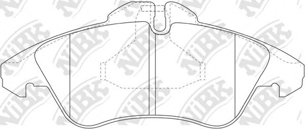 Тормозные колодки NiBK PN0301
