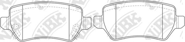 Тормозные колодки NiBK PN0329