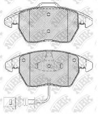 Тормозные колодки NiBK PN0348W