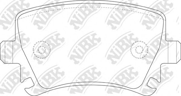 Тормозные колодки NiBK PN0349