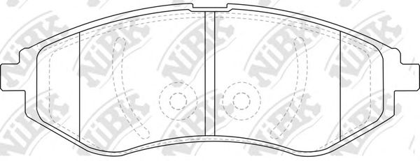Тормозные колодки NiBK PN0370