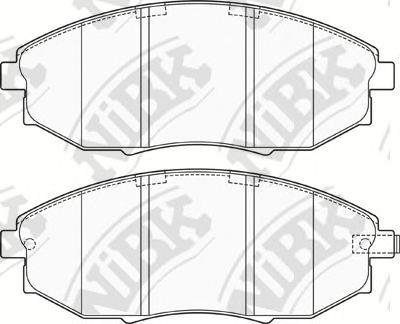 Тормозные колодки NiBK PN0380