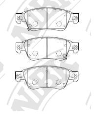 Тормозные колодки NiBK PN0388