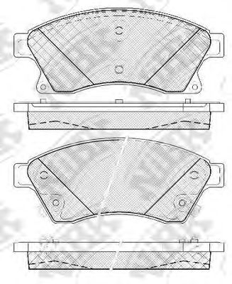 Тормозные колодки NiBK PN0391