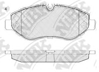 Тормозные колодки NiBK PN0410