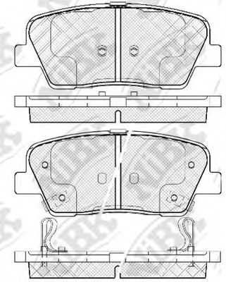 Тормозные колодки NiBK PN0415