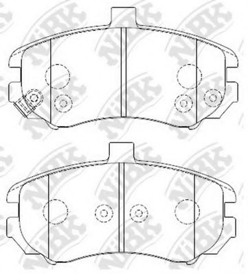 Тормозные колодки NiBK PN0419