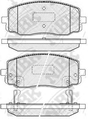 Тормозные колодки NiBK PN0438