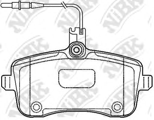 Тормозные колодки NiBK PN0469W