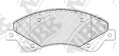 Тормозные колодки NiBK PN0505
