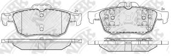 Тормозные колодки NiBK PN0521