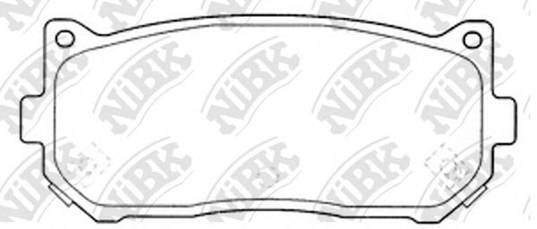 Тормозные колодки NiBK PN0528