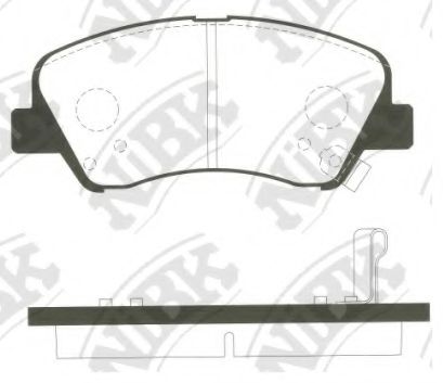 Тормозные колодки NiBK PN0537