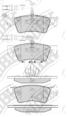 Тормозные колодки NiBK PN0611W