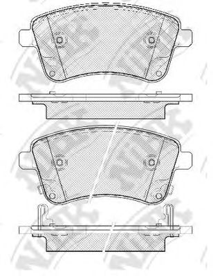 Тормозные колодки NiBK PN0703