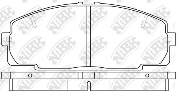 Тормозные колодки NiBK PN1237