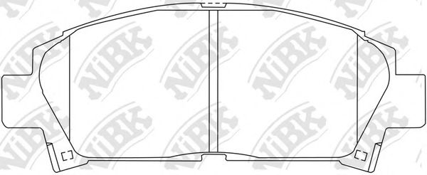 Тормозные колодки NiBK PN1362