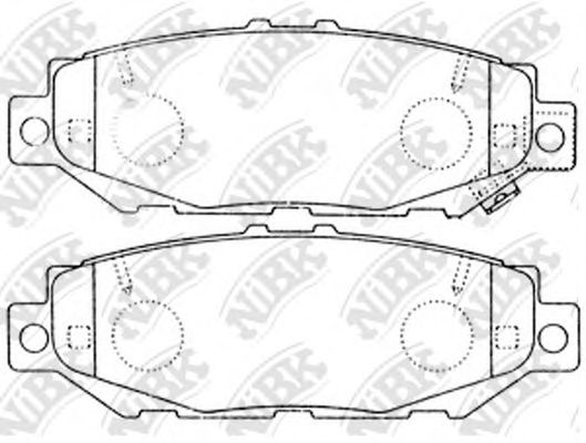 Тормозные колодки NiBK PN1363