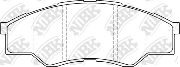 Тормозные колодки NiBK PN1801