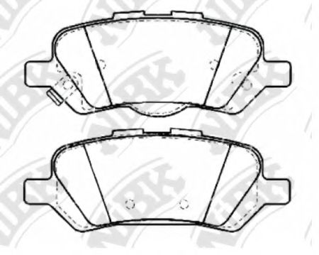 Тормозные колодки NiBK PN21002