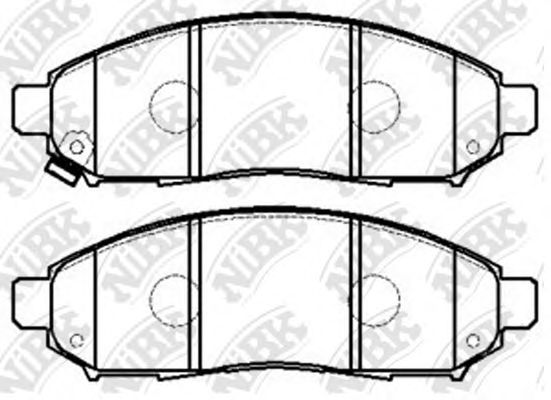 Тормозные колодки NiBK PN2517