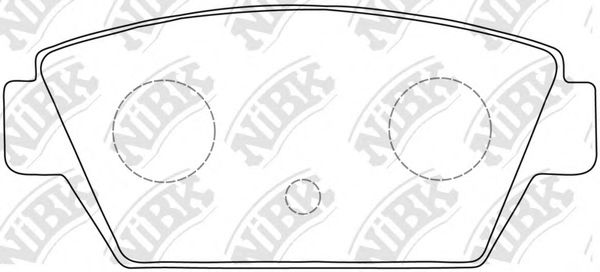 Тормозные колодки NiBK PN3110