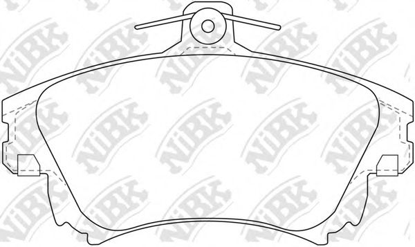 Тормозные колодки NiBK PN3126