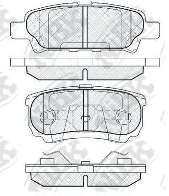 Тормозные колодки NiBK PN3502