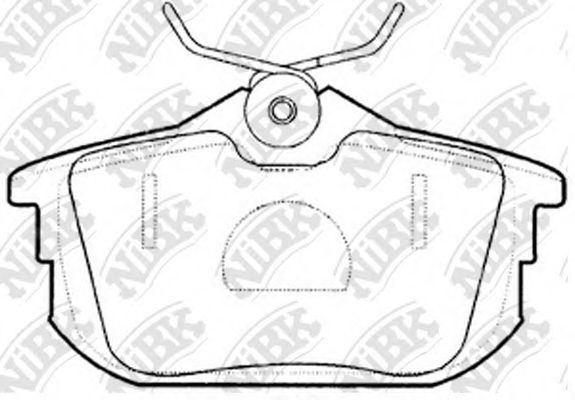 Тормозные колодки NiBK PN3593