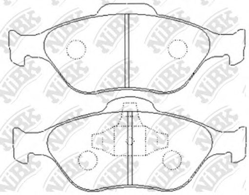 Тормозные колодки NiBK PN5495