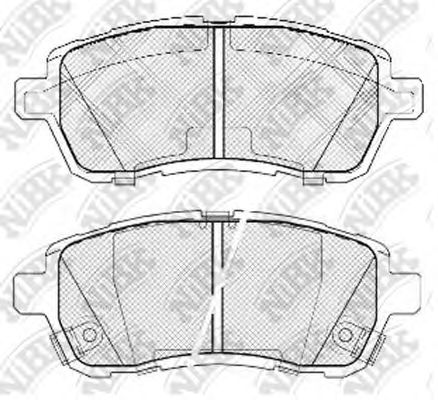Тормозные колодки NiBK PN5544