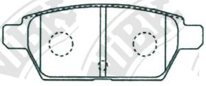 Тормозные колодки NiBK PN5803