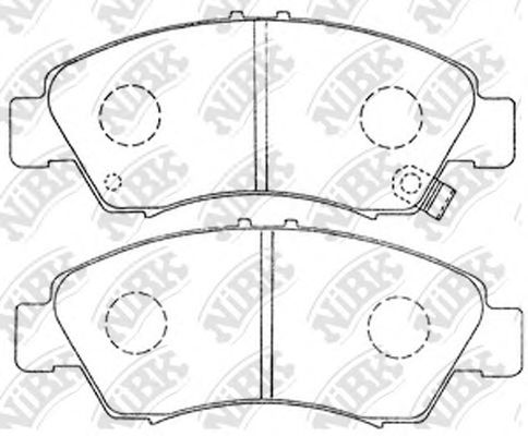 Тормозные колодки NiBK PN8265