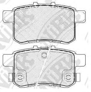 Тормозные колодки NiBK PN8864