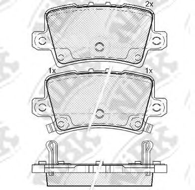 Тормозные колодки NiBK PN8867
