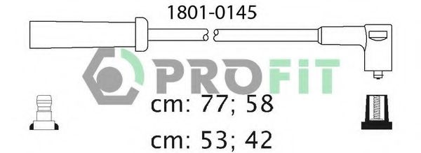 Комплект высоковольтных проводов PROFIT 1801-0145