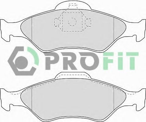 Тормозные колодки PROFIT 5000-1393