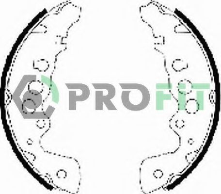 Тормозные колодки PROFIT 5001-0578