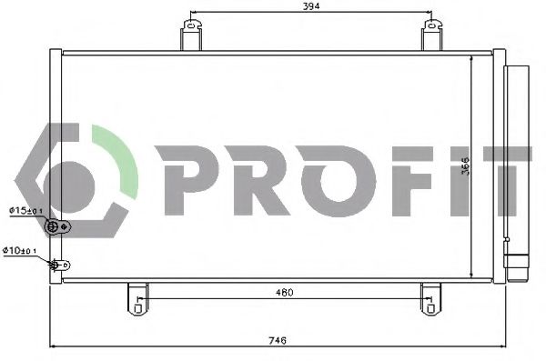 Радиатор кондиционера PROFIT PR 2027C1