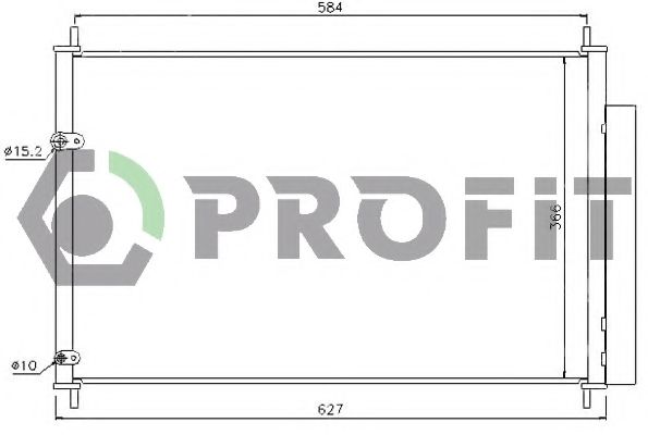 Радиатор кондиционера PROFIT PR 2029C1