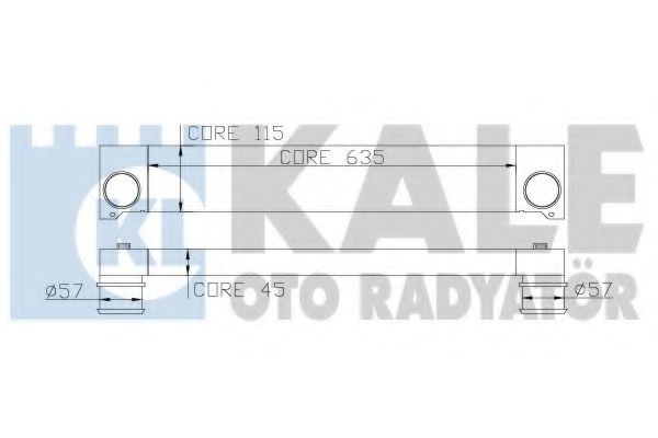 Интеркулер KALE OTO RADYATÖR 348000