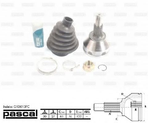 Комплект ШРКШ PASCAL G1D013PC