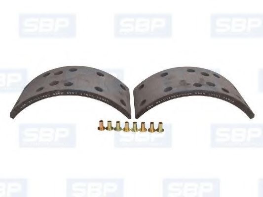 Тормозные колодки барабанные SBP 07-L17280-N00B