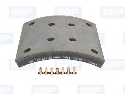 Тормозные колодки SBP 07-L19187-N00