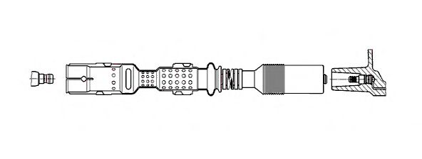 Высоковольтный провод BREMI 197E27